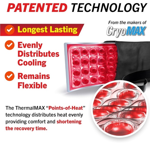 Heat Pack Reusable 2 Hour Hot Therapy Neck Back &‎ More Makers of CryoMAX NEW - Picture 9 of 12